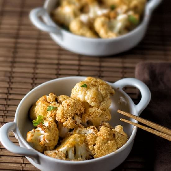Spicy Roasted Cauliflower