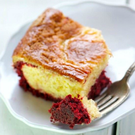 Pineapple Red Velvet Cake