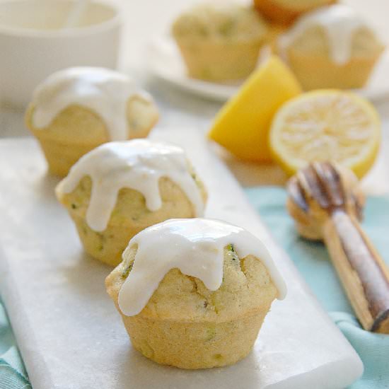 Lemon Zucchini Muffins