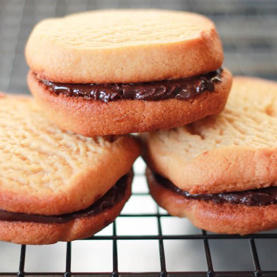 Peanut Butter & Chocolate Sandwich