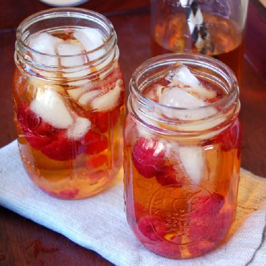 Raspberry Rooibos Iced Tea