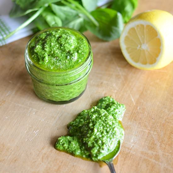 Spinach Basil Pesto