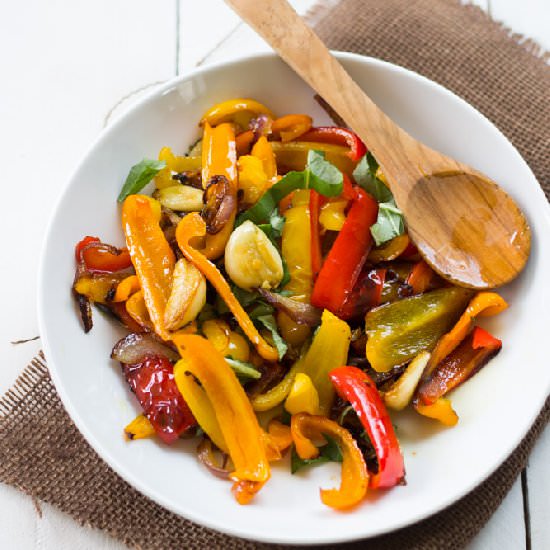 Italian Peppers and Onions