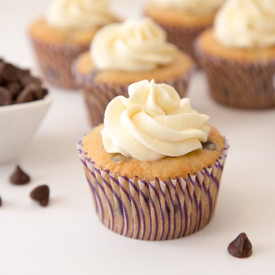 Banana Chocolate Chip Cupcakes