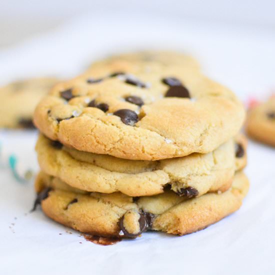 Sea Salt and Caramel Chip Cookies
