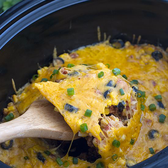 Slow Cooker Tamale Pie