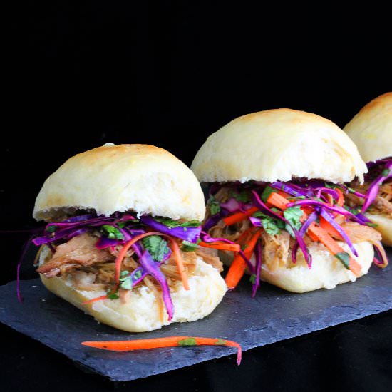 Slow Cooker Chinese Pork Sliders