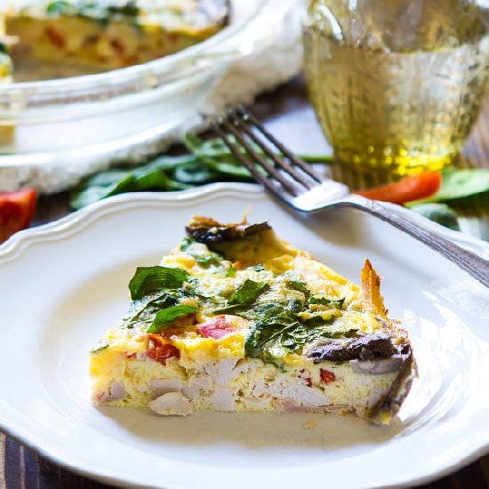 Chicken and Vegetable Frittata
