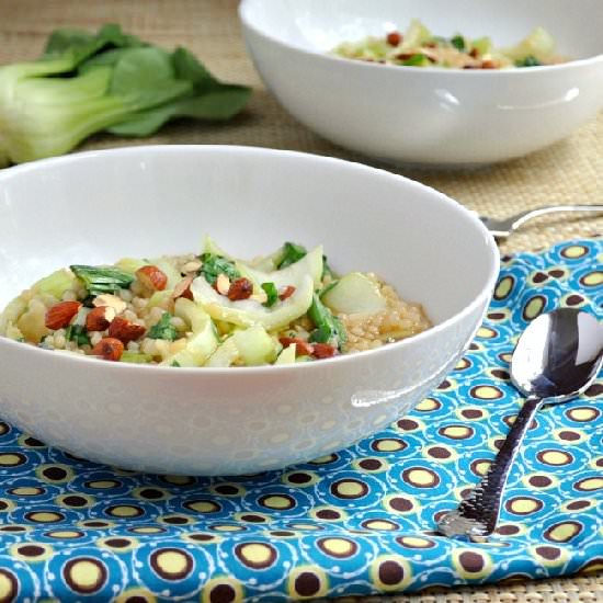 Ginger Soy Israeli Couscous
