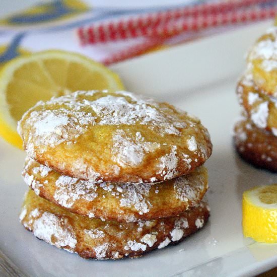 Lemon Crinkle Cookies