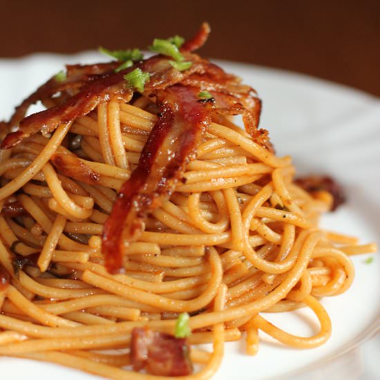 Spaghetti with Bacon