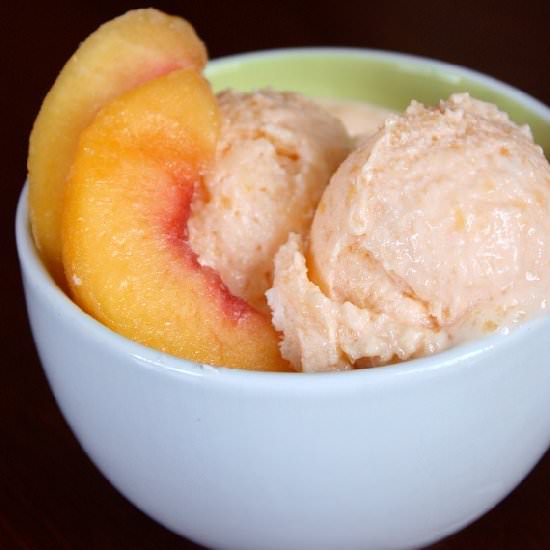 Peach Frozen Yogurt