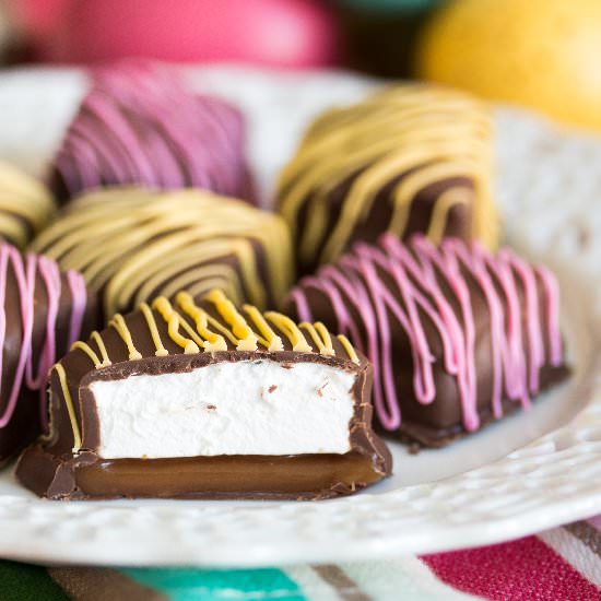 Chocolate Carmallow Squares