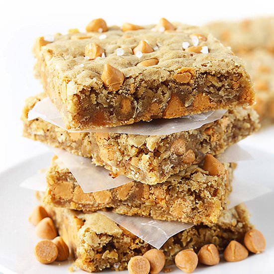 Oatmeal Butterscotch Blondies