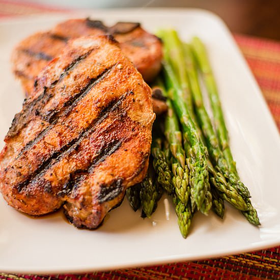 Pork Chops with Carolina Spice Rub