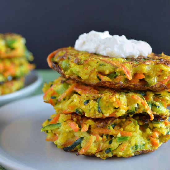 Vegetable & Cornmeal Fritters