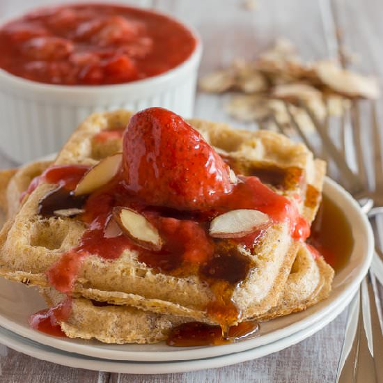 Easy Oatmeal Waffles