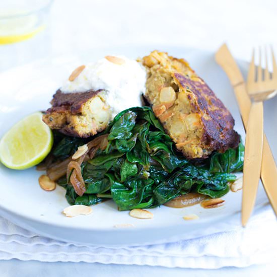 Chick pea fritters