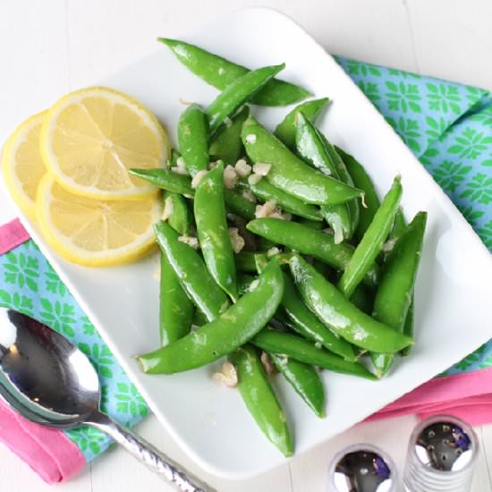 Lemony Snap Peas