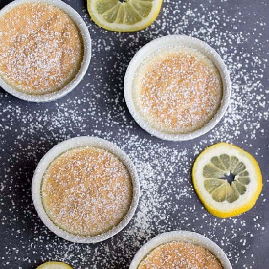 Lemon Coconut Pudding Cakes