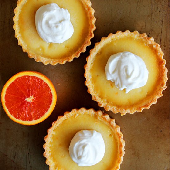 Blood Orange Tartlets