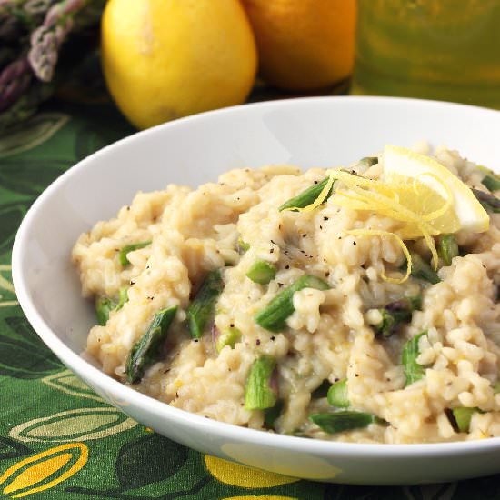 Limoncello and Asparagus Risotto