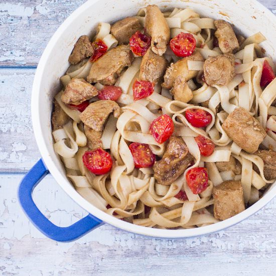Chicken and Cherry Tomato Toss Stir
