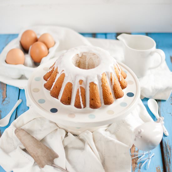 Marzipan Bundt Cake with Orange