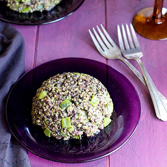 Roasted Jalapeno Pesto Black Rice