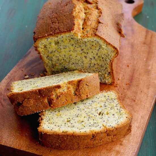 Orange Poppy Seed Pound Cake