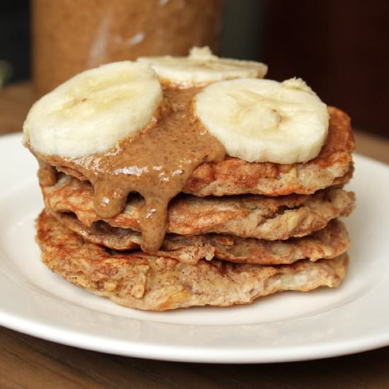 Oatmeal Protein Pancakes