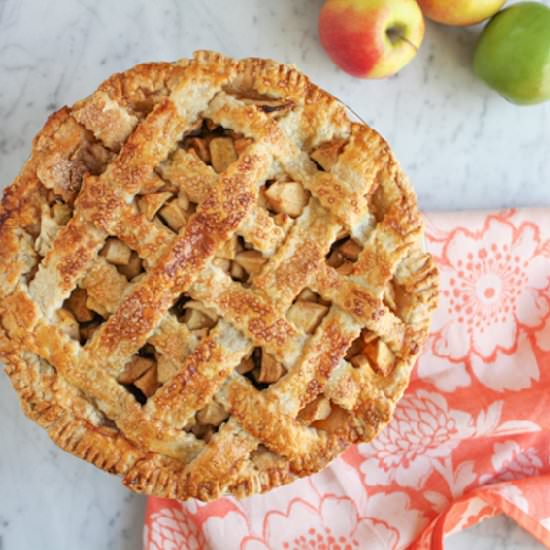 Lattice Top Apple Pie