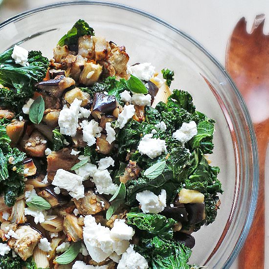 Kale & Eggplant Summer Pasta