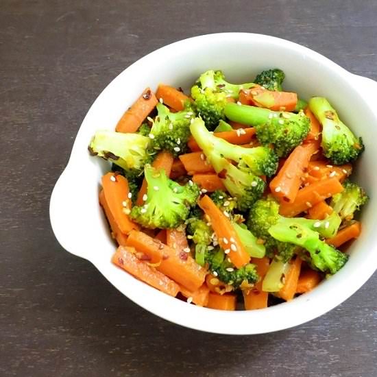 Carrot and Broccoli Stir Fry