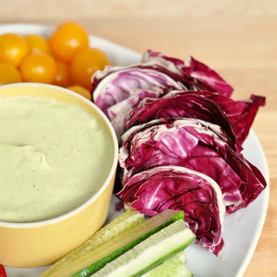Curried Avocado and Yogurt Dip