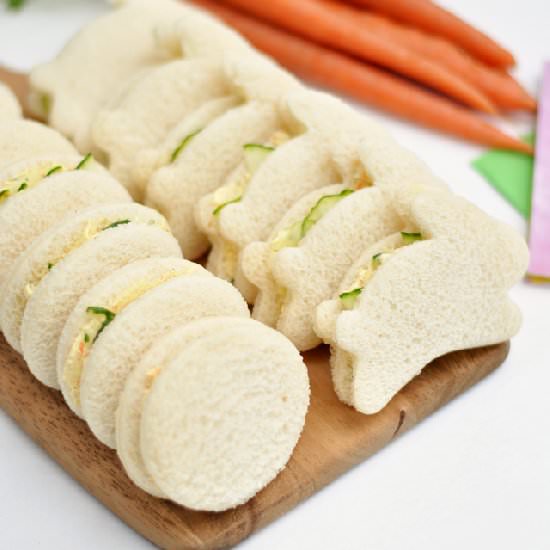 Easter Cucumber Sandwiches