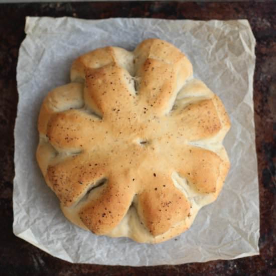 Cottage Loaf with Linseed, Sunflower