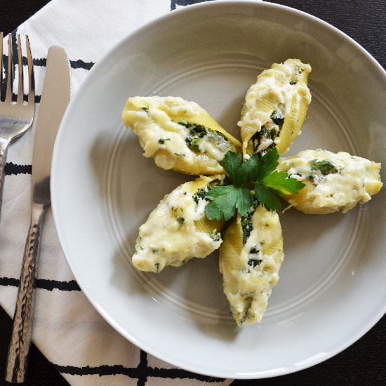 Asiago Panchetta Stuffed Shells