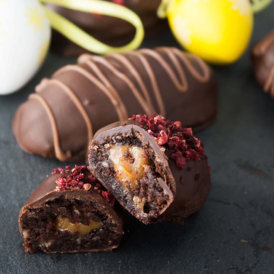Easter Eggs with Dulce de Leche
