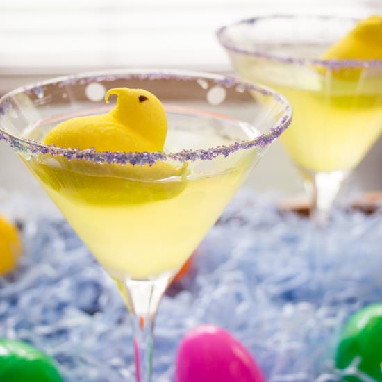 Marshmallow Peep Lemon Drop
