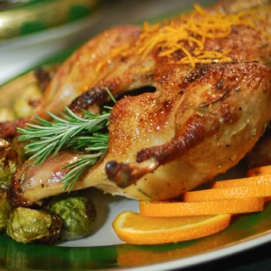 Paleo  Roasted Duck in Cherry sauce