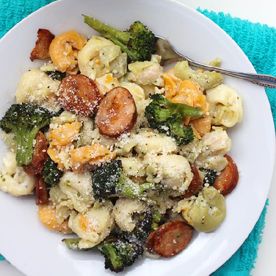 Roasted Broccoli Alfredo