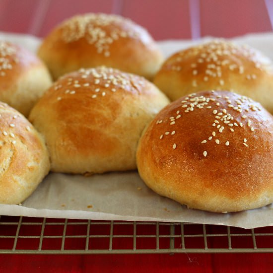Wheat Hamburger Buns