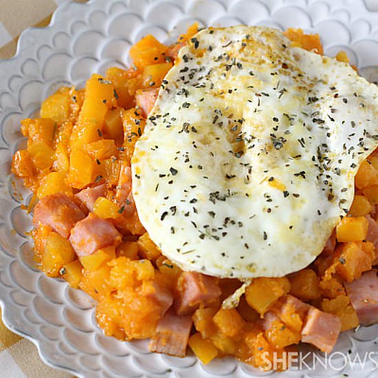 Sweet Potato Ham Hash