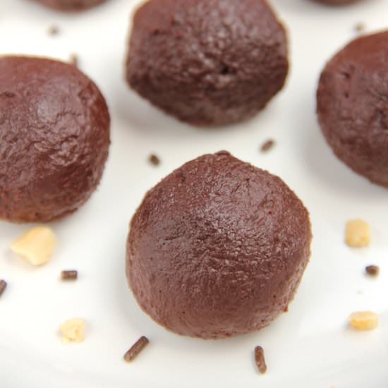 Dark Chocolate PB Truffles