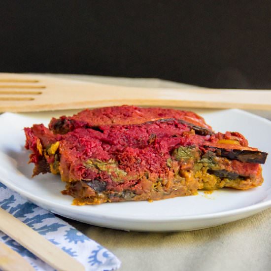 Noodle-free veggie lasagna (gf)