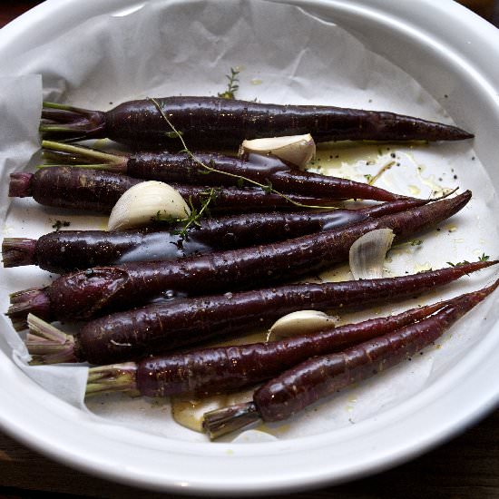 Roasted Carrots with Dukkah