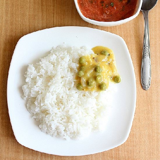 Tomato chutney and Dal