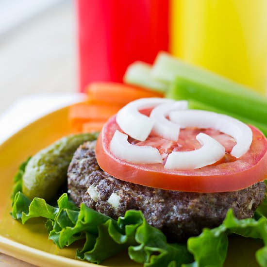 Broiled Paleo Burger