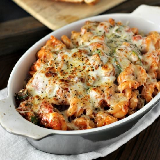 Easy Cheesy Veggie Pasta Bake